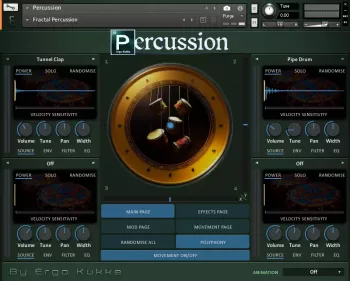 Ergo Kukke Percussion KONTAKT-ohsie screenshot