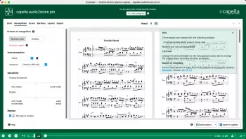 capella audio2score pro 5 v5.0 macOS screenshot