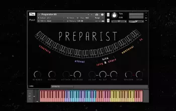 Pssst Instruments Preparist: Piano Percussion KONTAKT-DECiBEL screenshot