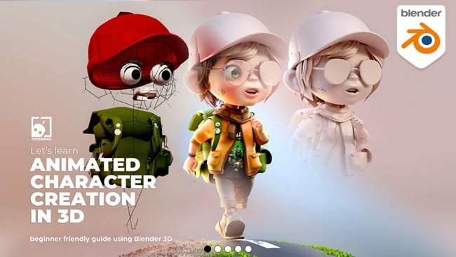 Gumroad – Let’s learn Animated Character Creation in 3D