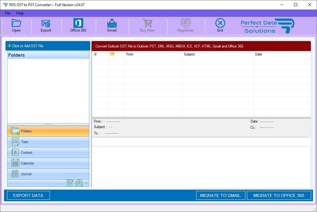 PDS OST to PST Converter 25.03