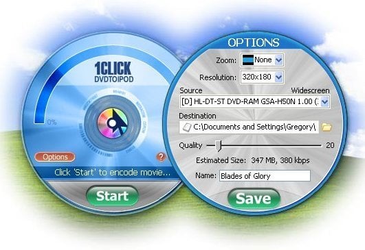 1CLICK DVDTOIPOD 3.2.2.2
