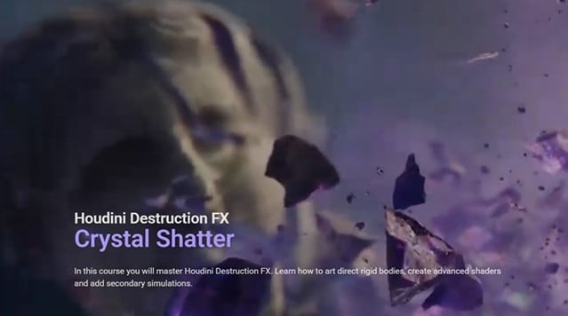 Voxyde – Houdini Destruction FX Crystal Shatter