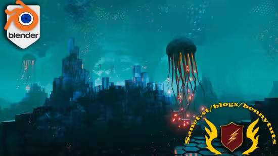 Blender Geometry Nodes – Alien Worlds, Tentacles & Terrain