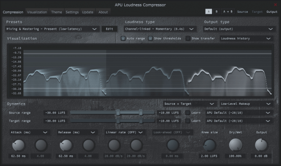 APU Software APU Loudness Compressor 3.4.3 Win/macOS