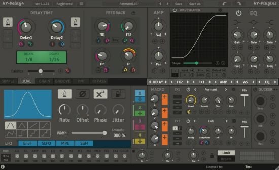 HY-Plugins HY-Delay4 1.2.41 Win/macOS