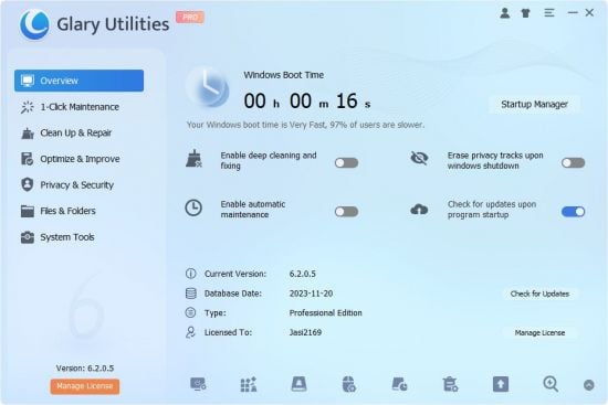 Glary Utilities Pro 6.24.0.28 Multilingual