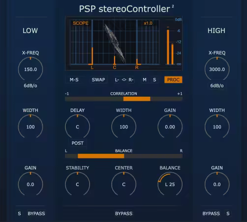 PSPaudioware PSP stereoController2 v2.0.2