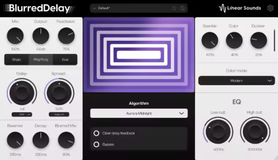 Linear Sounds BlurredDelay 1.1.1