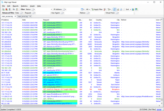 HTTP Logs Viewer 7.00 Beta