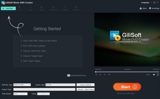 GiliSoft Movie DVD Creator 10.7 x64 Multilingual