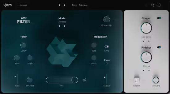 uJAM UFX FILTER v1.0.0 MacOS