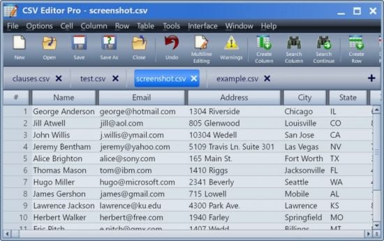 Gammadyne CSV Editor Pro 31.0