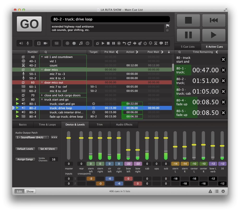 QLab Pro 5.5.10 MacOSX
