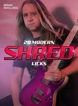 JTC Brian Maillard 20 Modern Shred Licks TUTORiAL screenshot