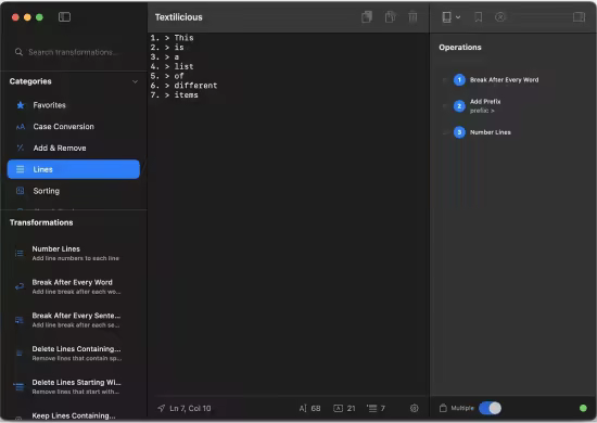 Textilicious 1.2.2 MacOS