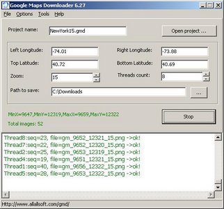 Allallsoft Google Maps Downloader 7.2 谷歌地图下载工具