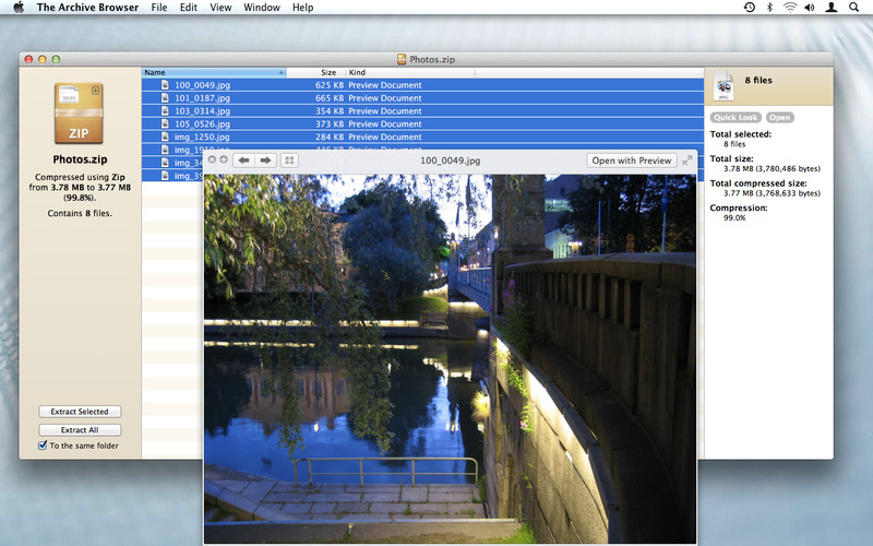 The Archive Browser 1.8 Retail MacOSX