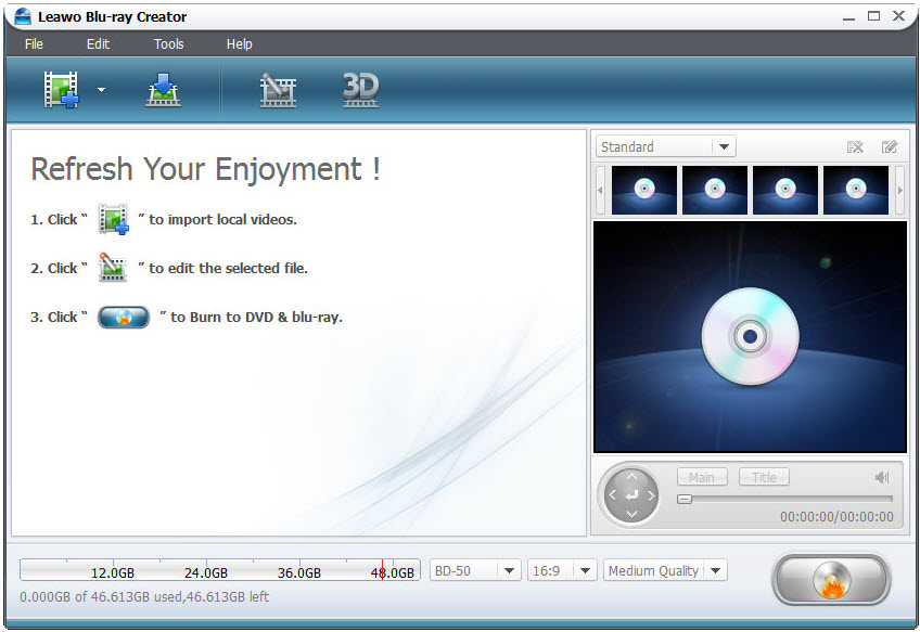 Leawo Blu-ray Creator 5.2.0.0 全功能DVD及蓝光碟片刻录软件