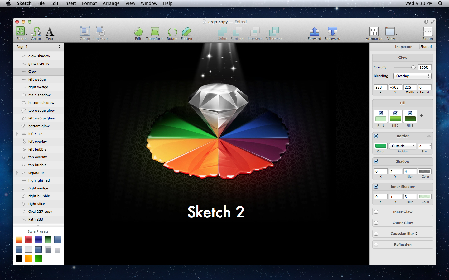 Sketch v2.1.3 Mac OS X