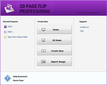 3D PageFlip Professional 1.7.3 3D电子书制作软件