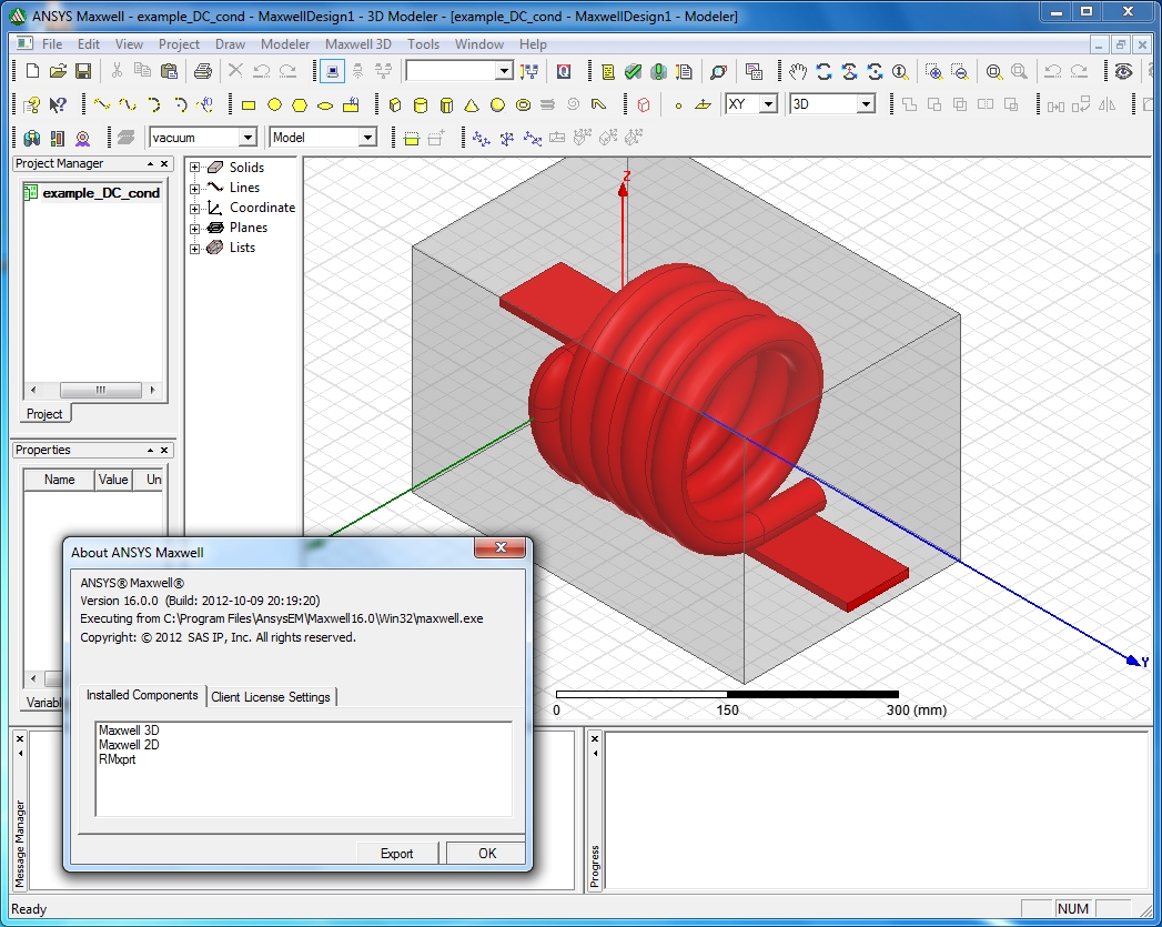 Ansys Maxwell (32bit) 16.0