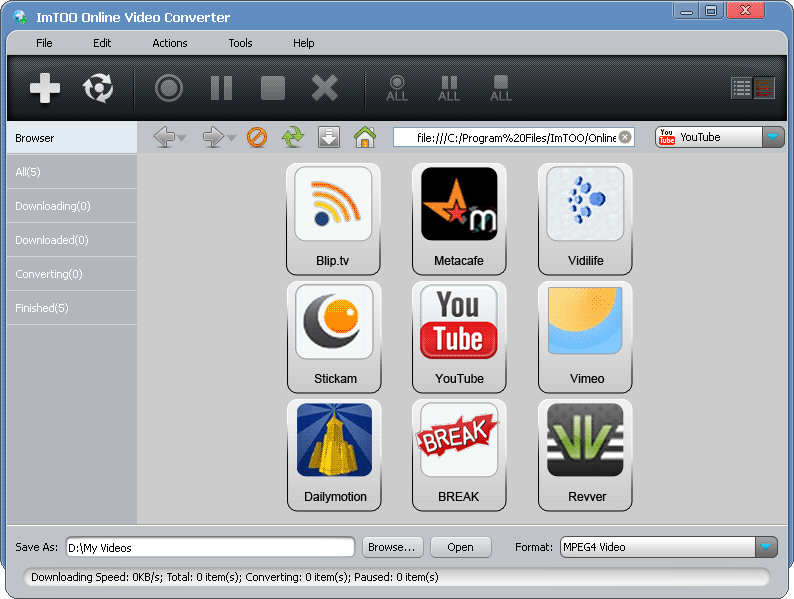 ImTOO Online Video Converter 3.5.0.20130528