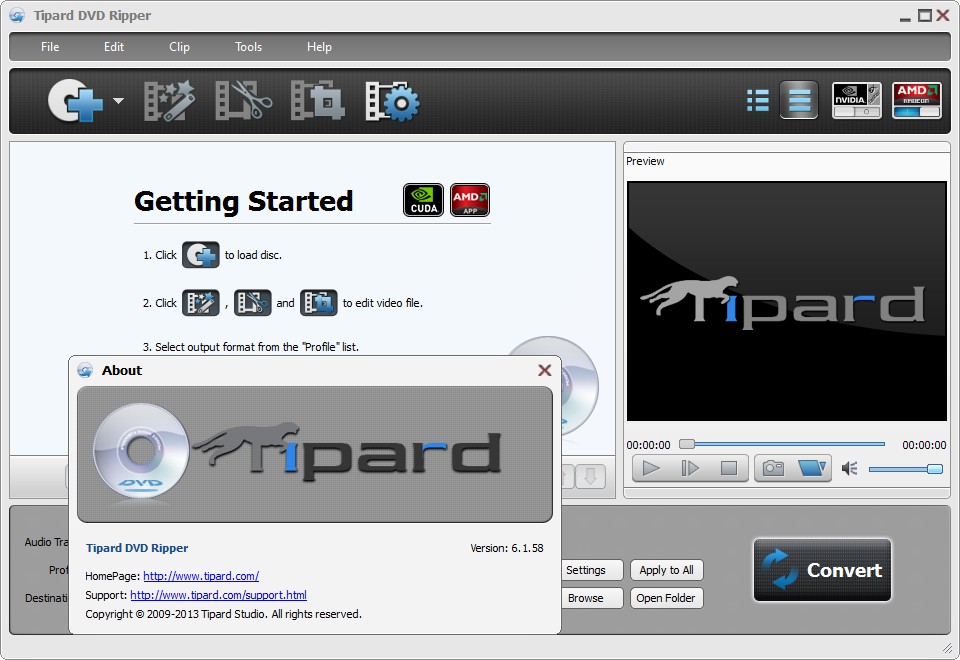 Tipard DVD Ripper 6.1.58