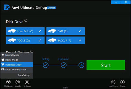 Anvi Ultimate Defrag Pro 1.0.0.1255 磁盘碎片整理工具