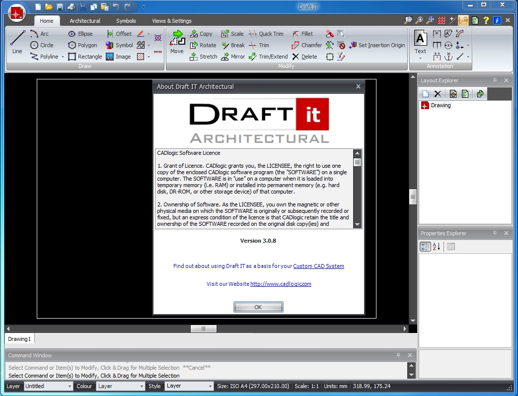 CADlogic Draft IT 3.0.8 Architectural Edition
