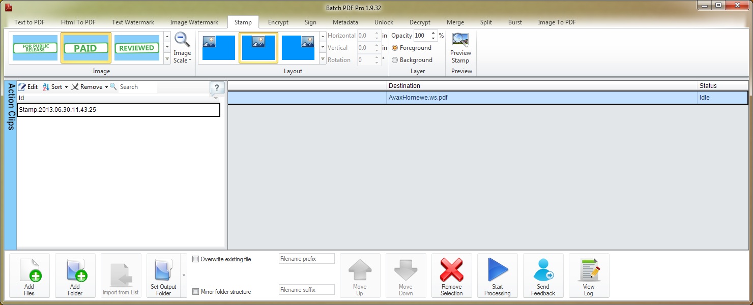 Batch PDF Pro 1.9.32