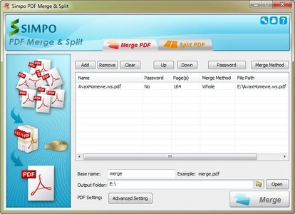 Simpo PDF Merge and Split 2.2.3 PDF分割合并工具