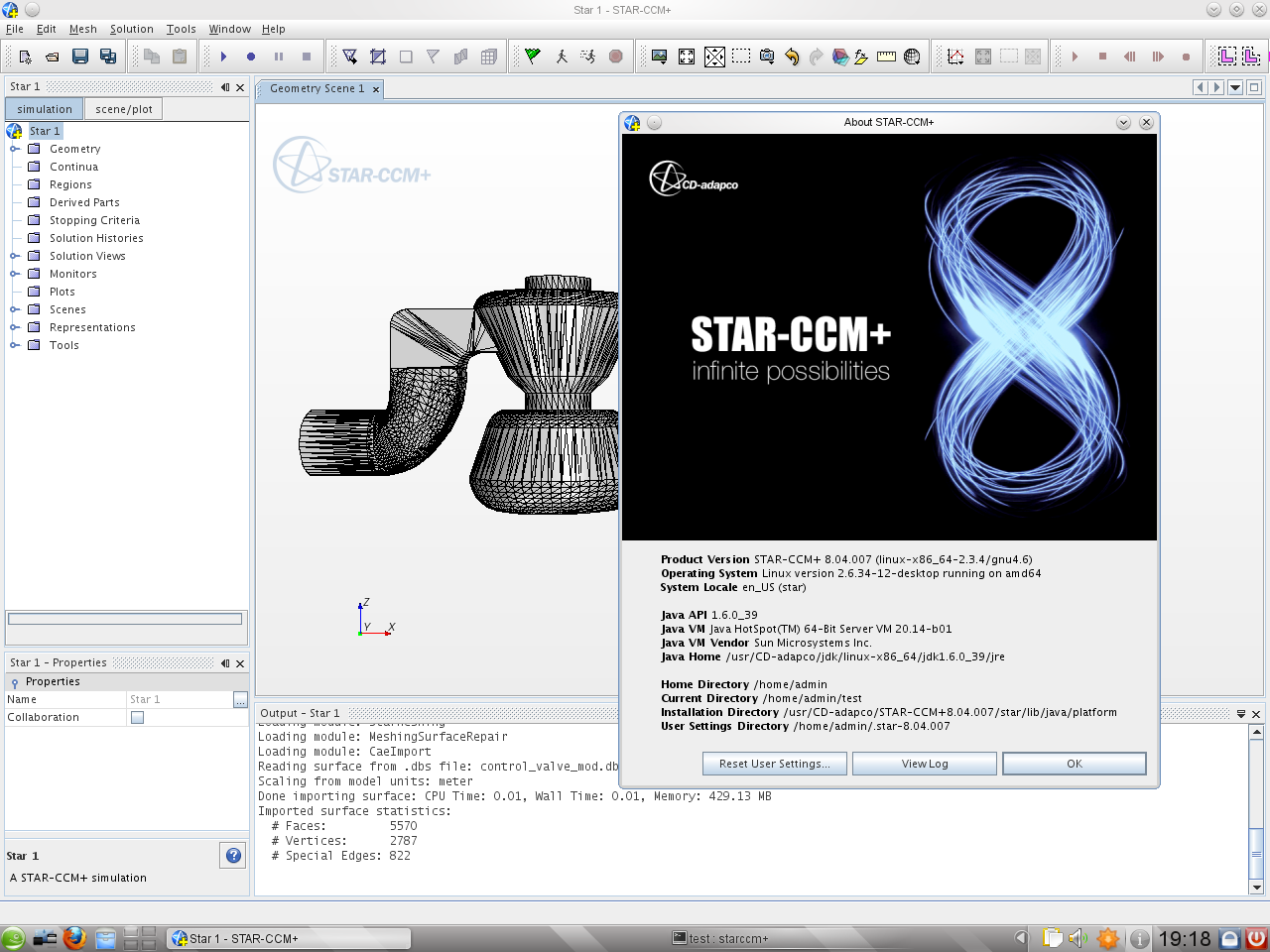 CD-Adapco Star CCM+ 8.04