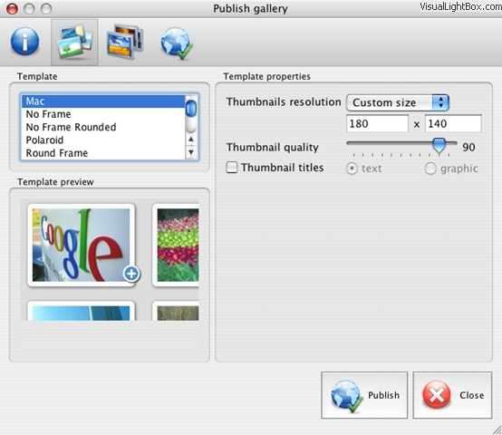 Visual LightBox 5.6 (Mac OS X)