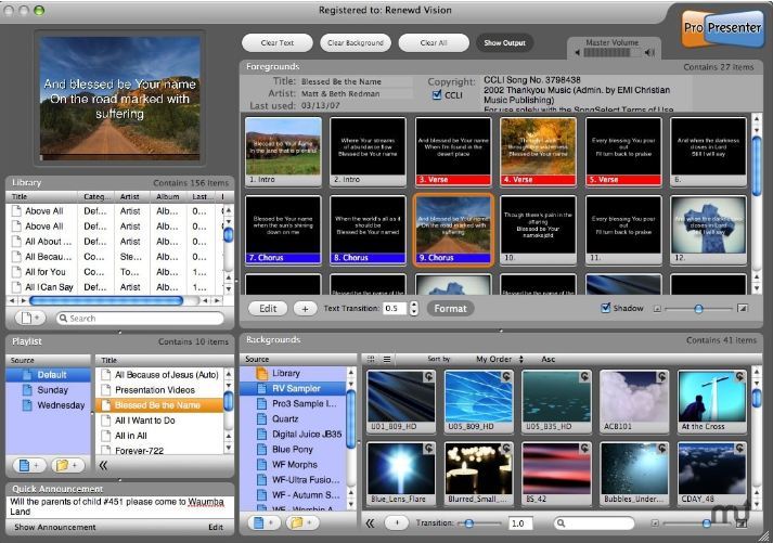 ProPresenter 5.2 (Mac OS X)