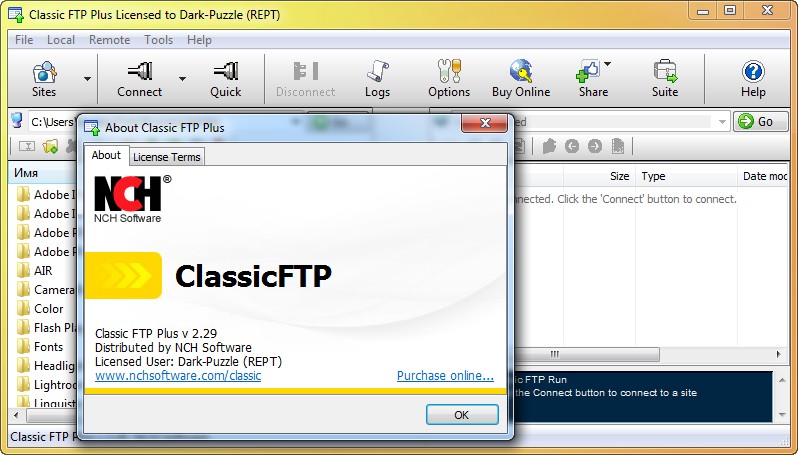 Classic FTP Plus 2.29