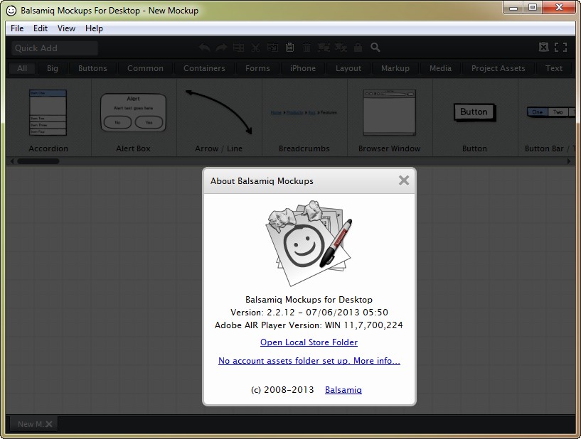 Balsamiq Mockups 2.2.12 (Windows/MacOSX)