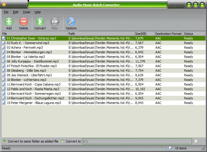 Audio Music Batch Converter 4.1.3
