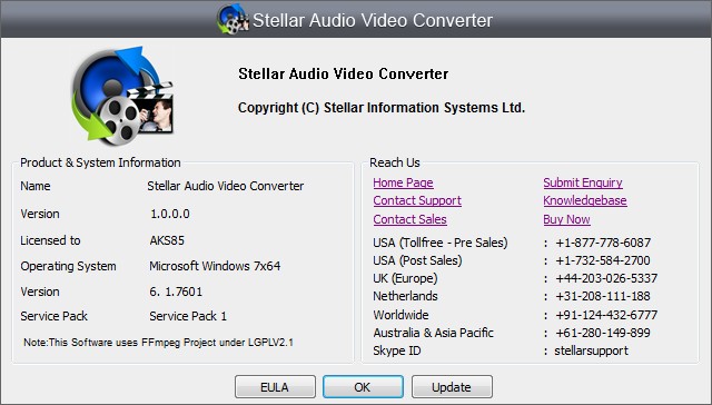 Stellar Audio Video Converter 1.0