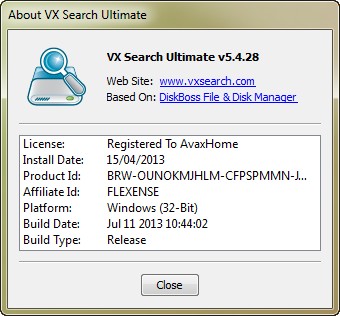 VX Search Ultimate / Server 5.4.28