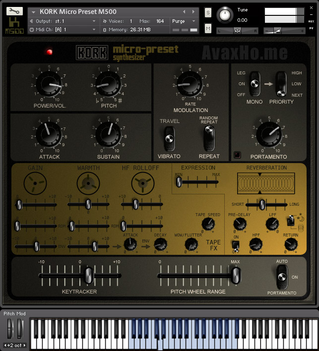 Tronsonic Kork M500 Micro Presets KONTAKT