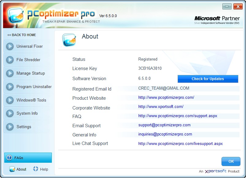 PC Optimizer Pro 6.5.3.4