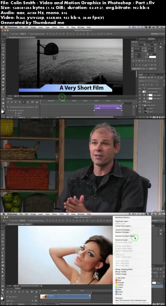 creativeLIVE - Video and Motion Graphics in Photoshop