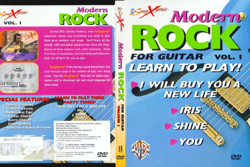 SongXpress - Modern Rock For Guitar - V1 - DVD (2001)