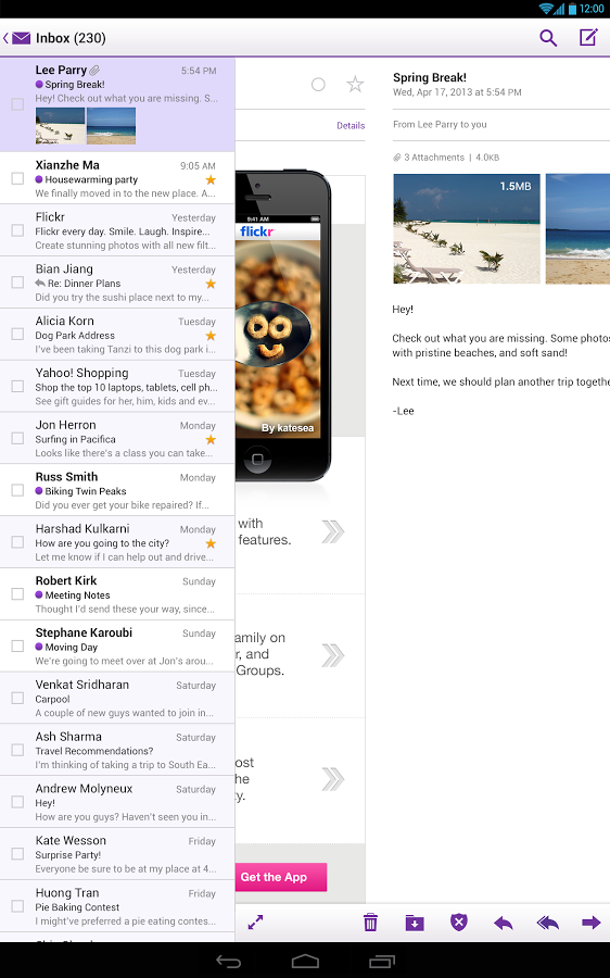 Yahoo! Mail v2.6.4