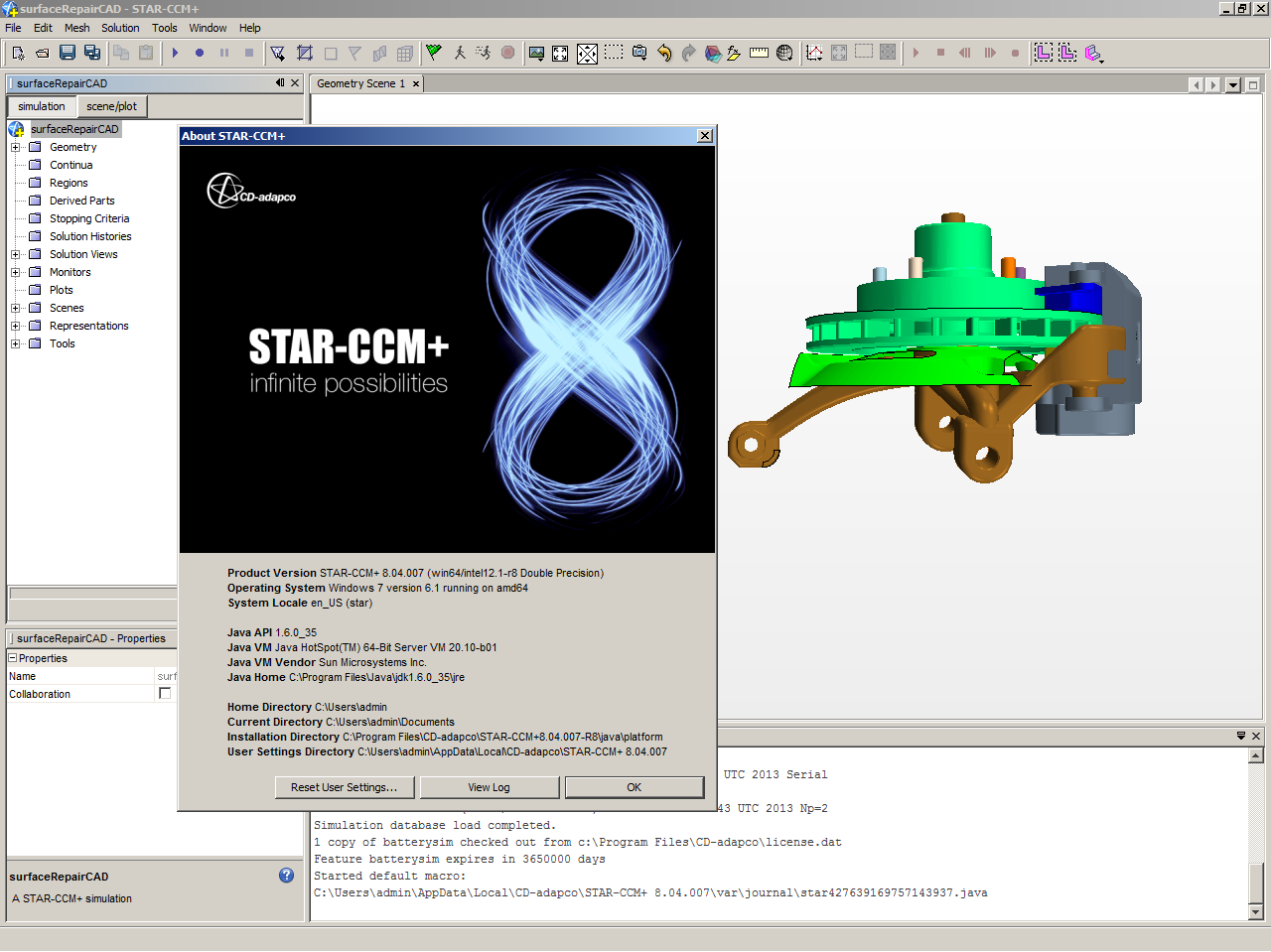 CD-Adapco Star CCM+ 8.04.007-R8 (double precision)