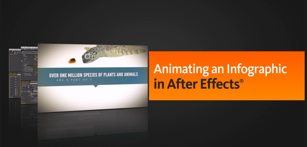 AE影视动画图制作教程 Dixxl Tuxxs – Animating an Infographic in After Effects
