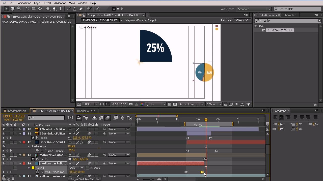 Dixxl Tuxxs - Animating an Infographic in After Effects