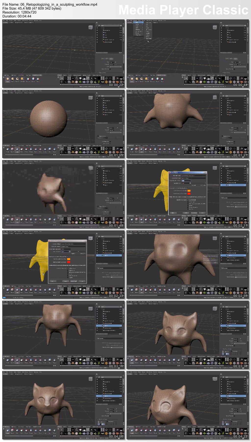 Dixxl Tuxxs - Retopology Techniques in Mudbox