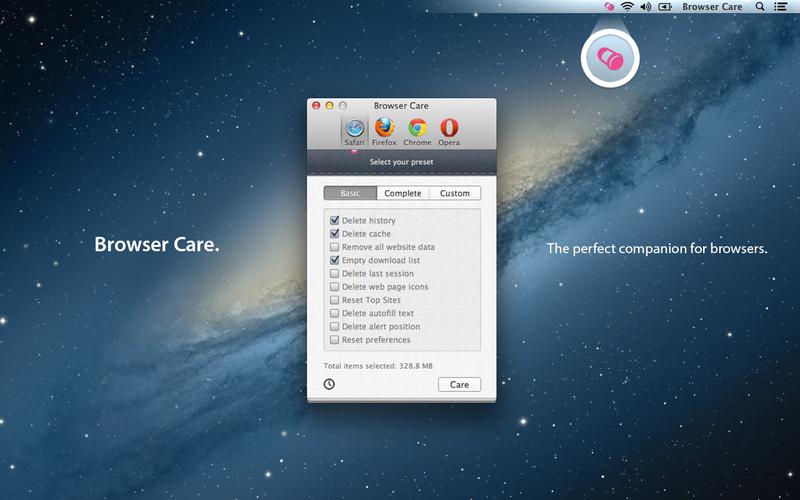Browser Care v1.1 Multilingual Mac OS X